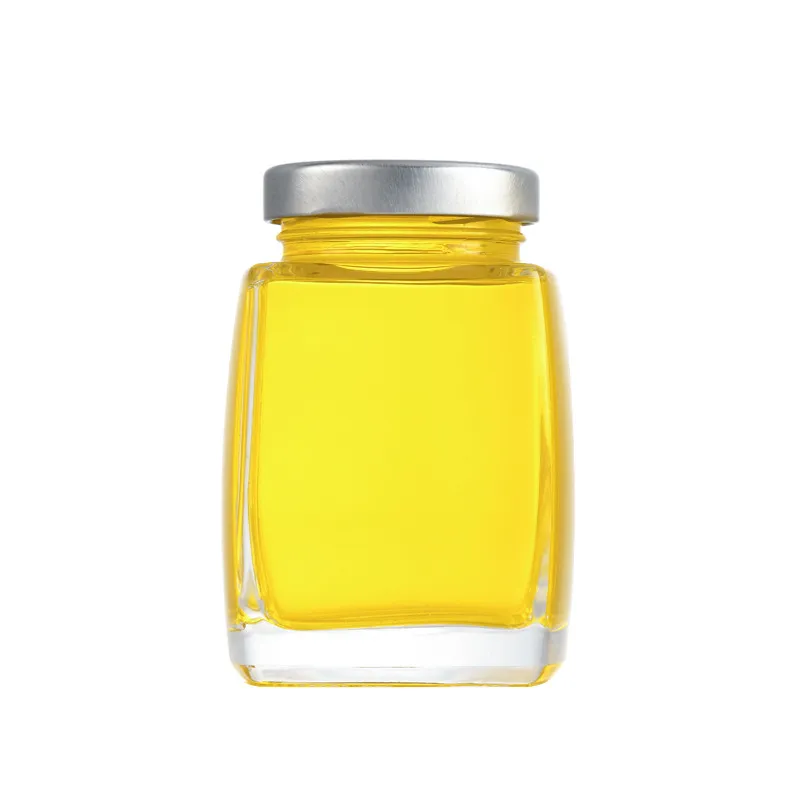 100ml 180ml 280ml 380ml 500ml 760ml Transparent Food Storage Canister Borosilicate Glass Jar with Wooden Lid for Kitchen Organization