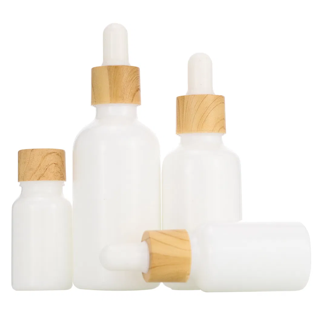 10ml 50ml Green Essential Oil Glass Serum Glass Tincture Dropper Bottles