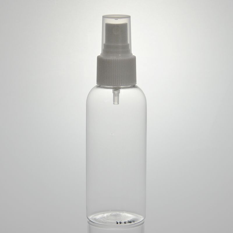 115ml 4oz Clear Cosmo Round Bullet Round Plastic Pet Bottles Mist Spray Bottles