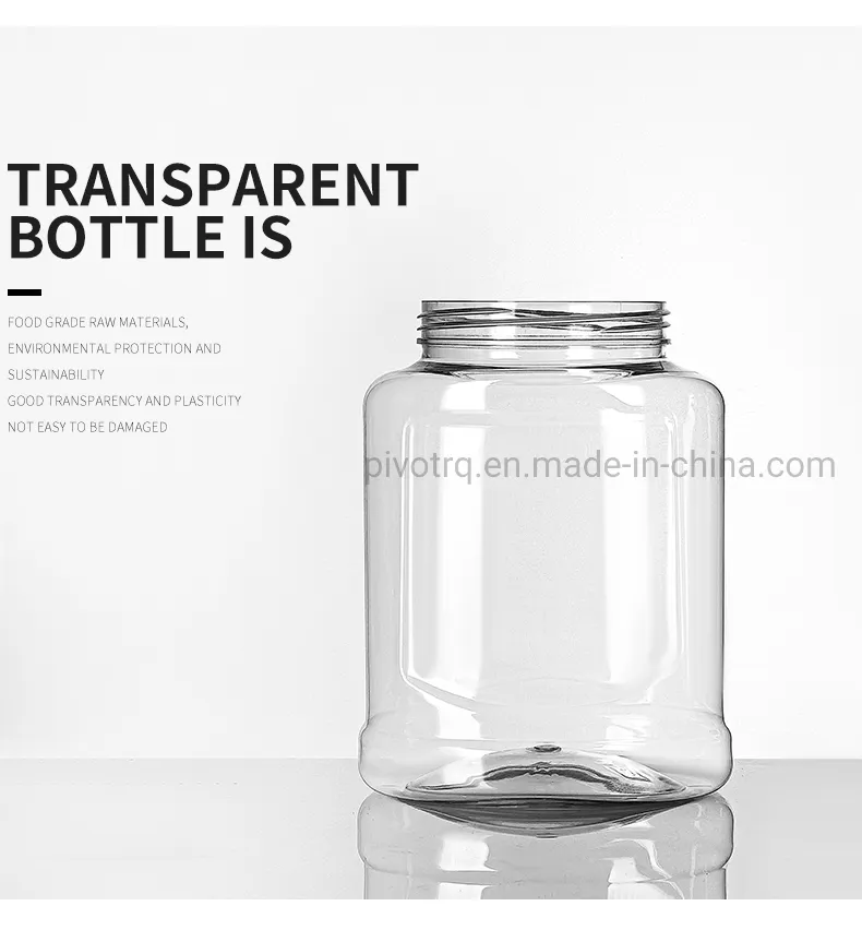 1200ml 40oz Clear Large Empty Food Plastic Container Jar