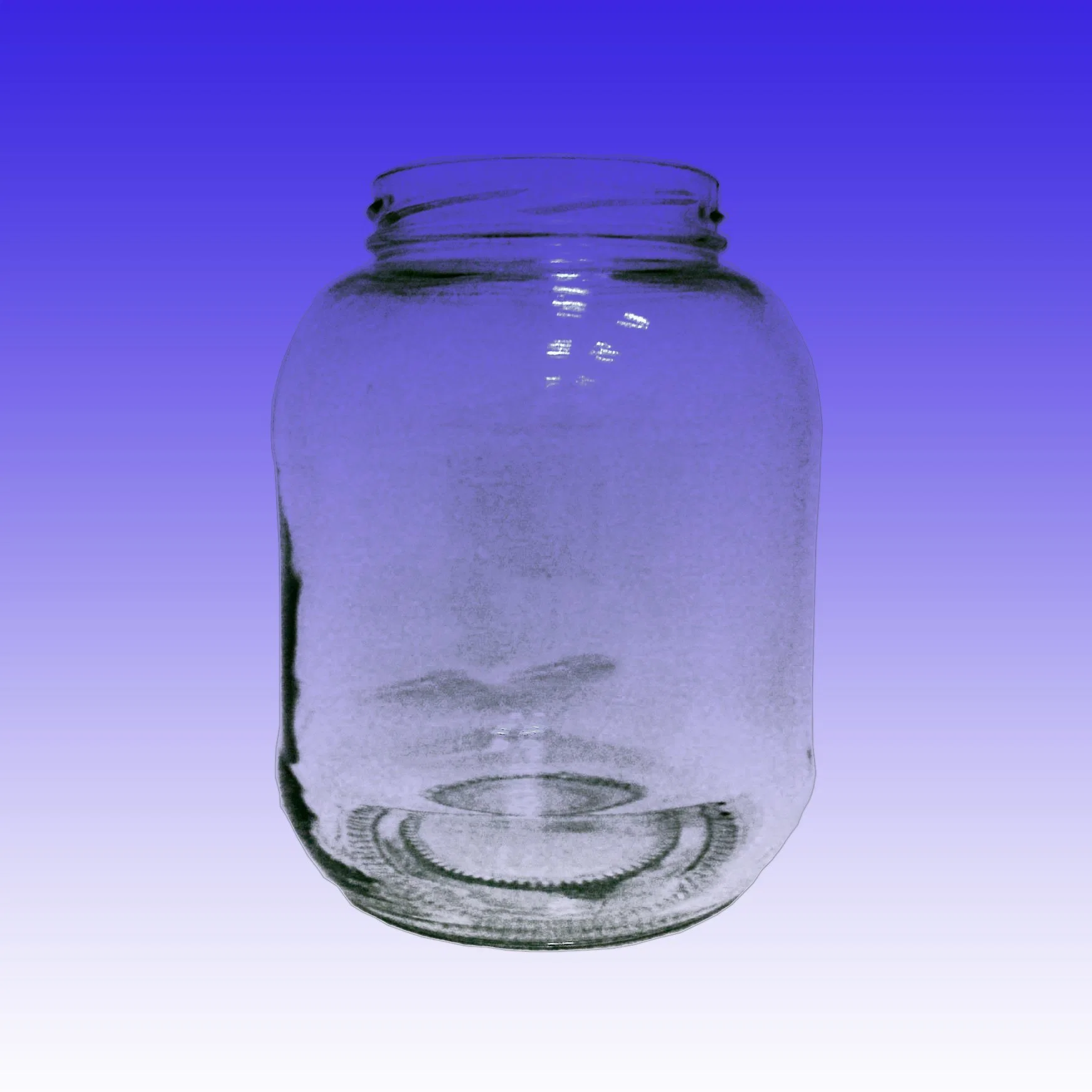 1500ml Food Glass Jar for Rice Wine, Sauce Jar Food Bottle