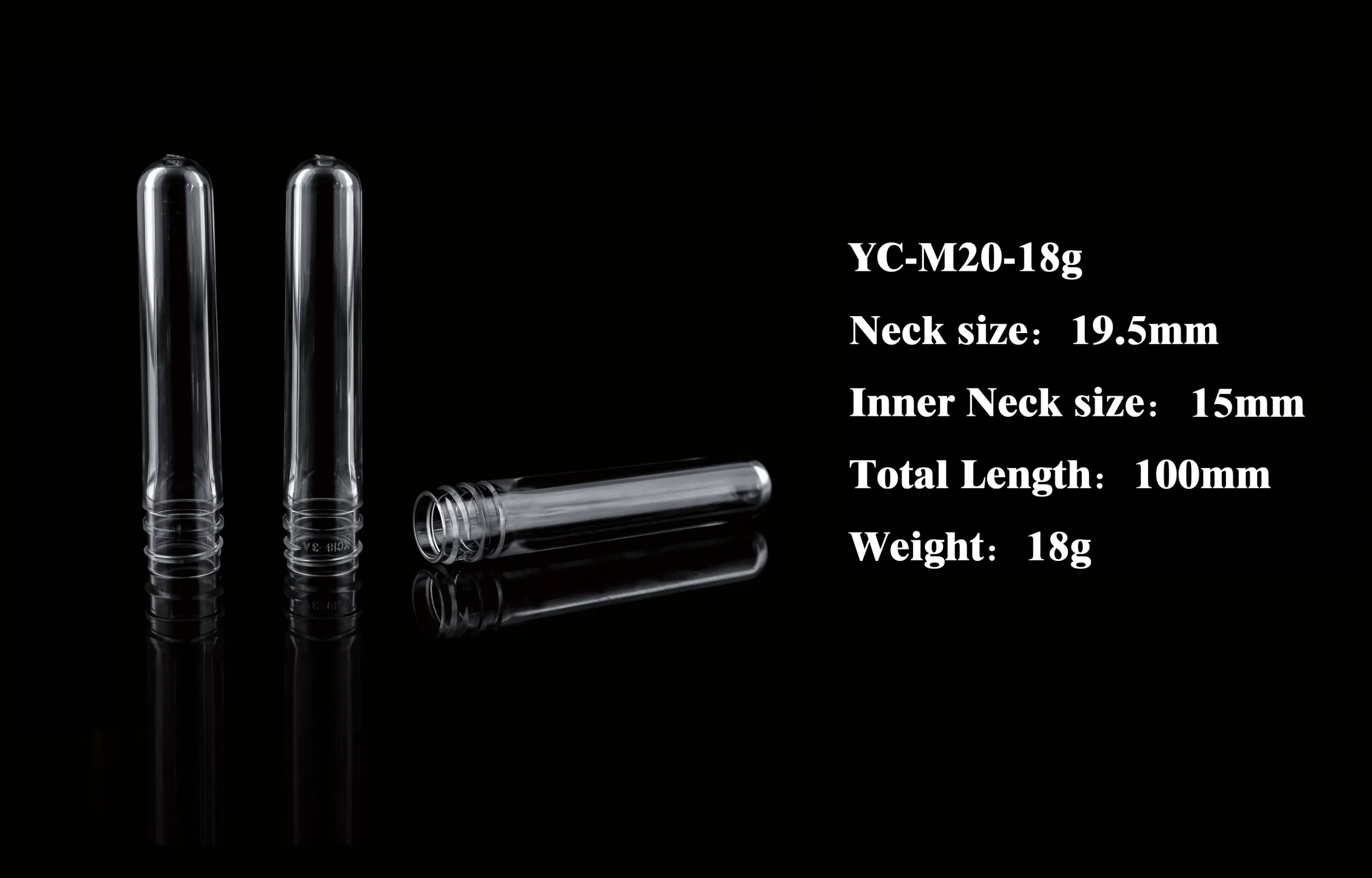 20/410 20mm Neck 17- 19g High Quality Hot Sell Cosmetic Pet Preform