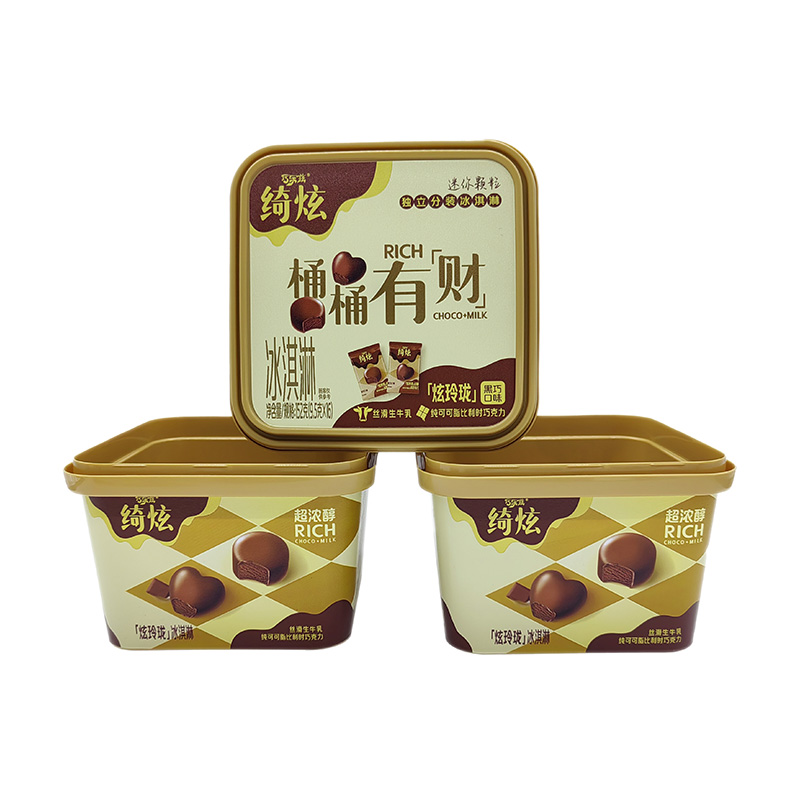 What are the key safety features of a PP plastic butter bucket for food contact applications