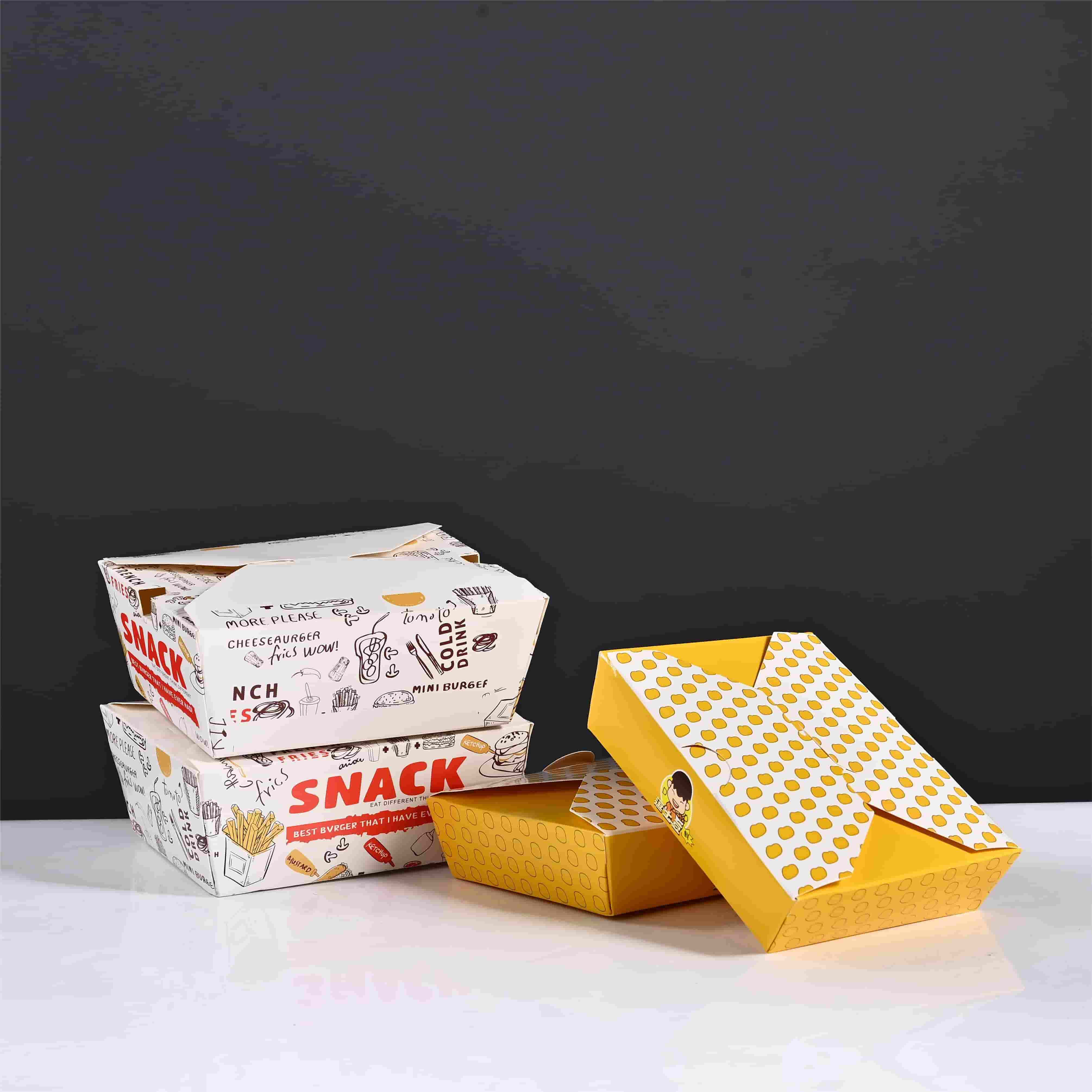 How Can Disposable Paper Snack Take Away Boxes Reduce Your Food Packaging Carbon Footprint