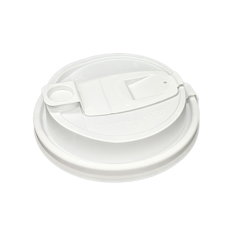How does the recycling process work for PP plastic flat lids used on juice cups