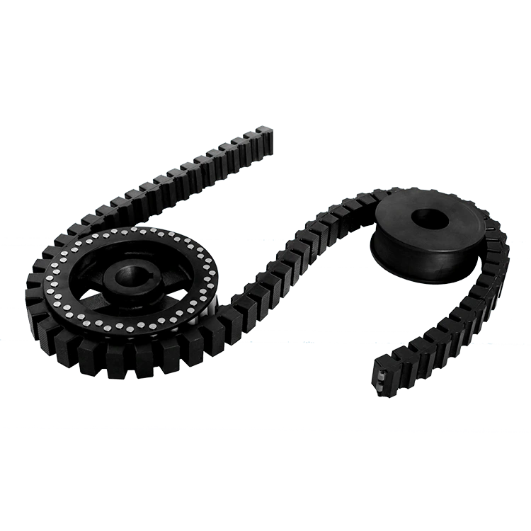 How Does Iron-Free Rubber Block Chain Improve Battery Material Conveying?