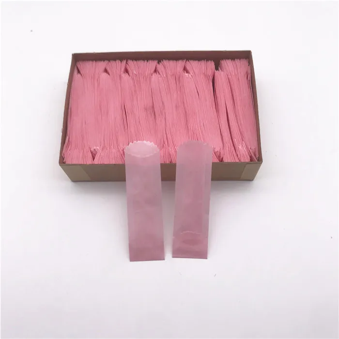 24 mm Skinny Vellum Glassine White Stamp Wax 600 Paper Bags