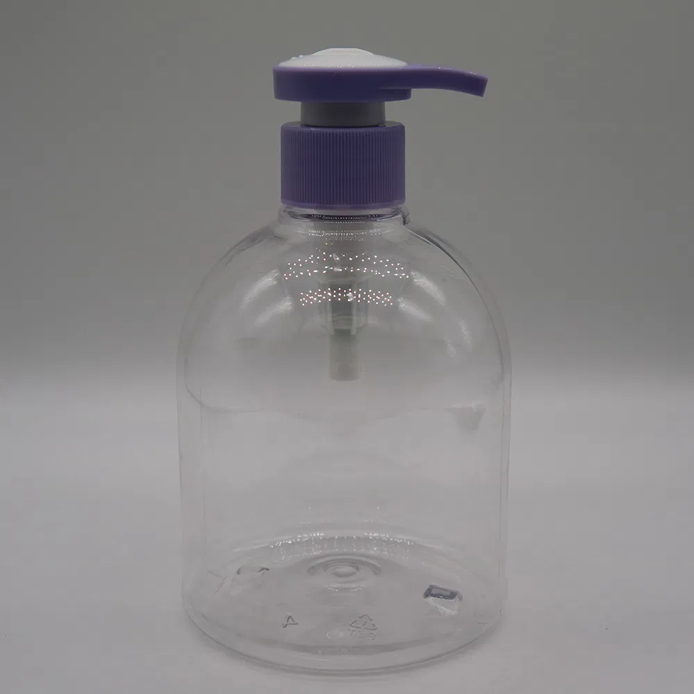 28 410 Purple Color Ribbed Lotion Pump for Bottle