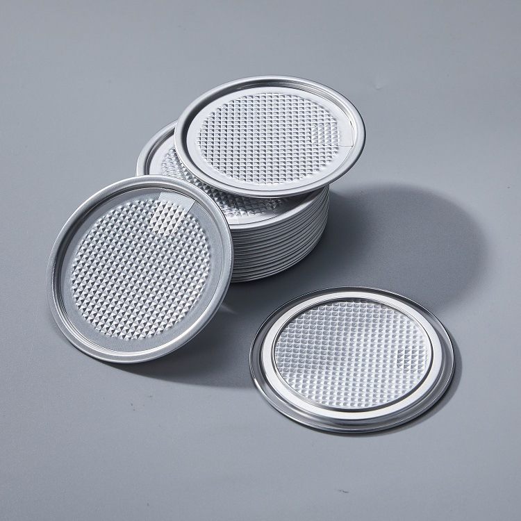 300 Eoe Easy Open Lid 73mm Food Can Aluminium Top Closure Easy Open End