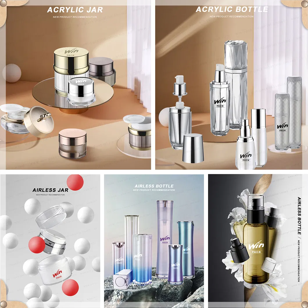 30ml Glass Lotion Bottle Rectangle Shape Black Color Glass Bottle for Skincare