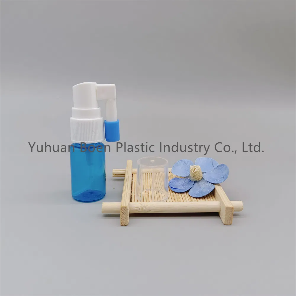 30ml Pet Empty White Oral Throat Mist Pump Nasal Spray Bottle Non Spill Accept
