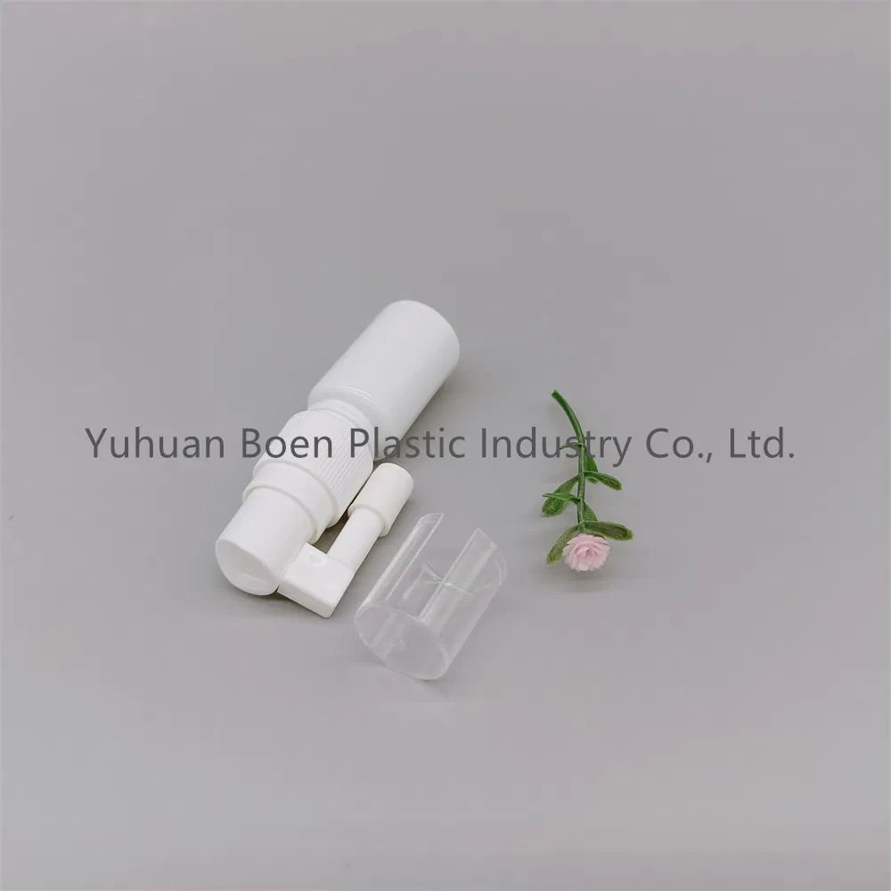 30ml Pet Empty White Oral Throat Mist Pump Nasal Spray Bottle Non Spill Accept