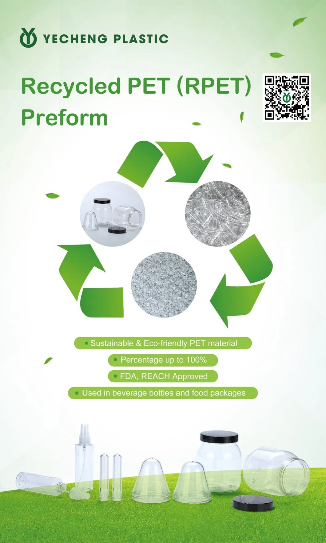 36mm 47g Pet Bottle Preform for Water Bottles Cosmetic Bottles Perfume Bottle and Detergent Bottle China Wholesale