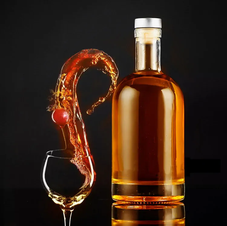 375ml 500ml 750ml 1000ml Vodka Bottle Vodka Glass Bottle Empty Absolut Vodka Bottle