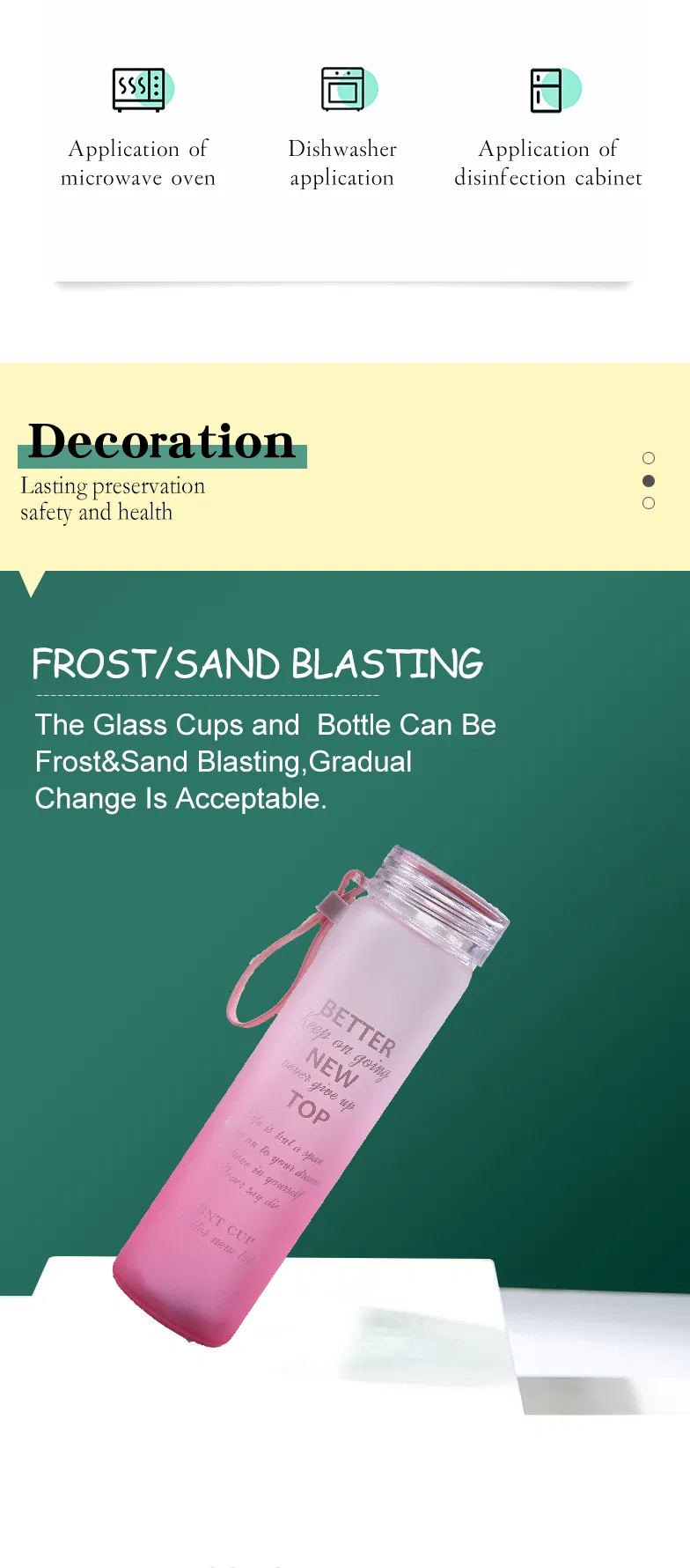 385ml Glass Beverage Bottle for Packing