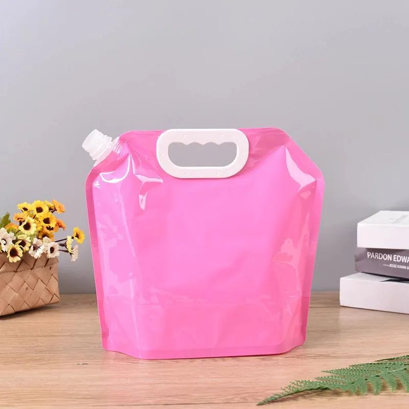3L 5lbag Spout Pouch /Oil Wine Bag /Bib Bag with Valve Spout Pouch with Handle Plastic Bag Stand up Pouch