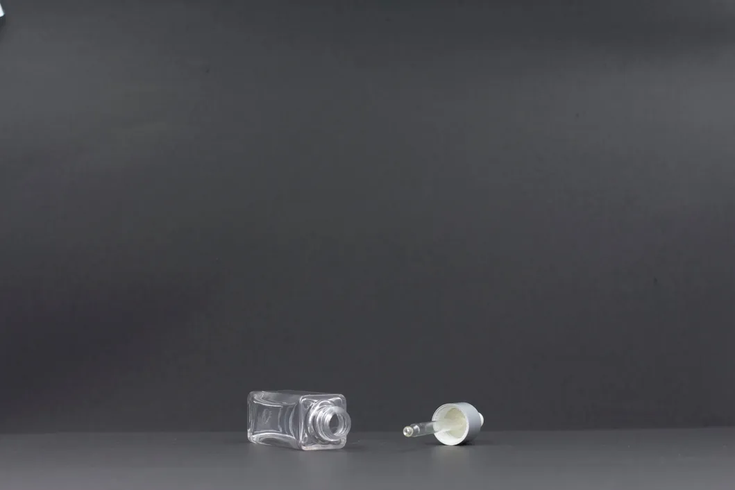 40ml Transparent Pet Cosmetic Packaging Transparent Essence Bottle Rubber Dropper
