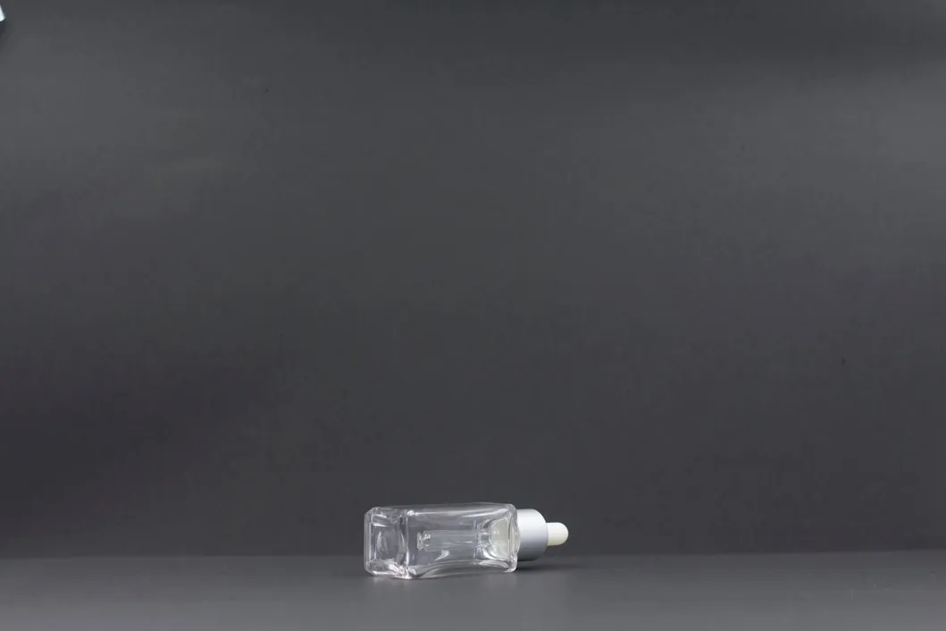 40ml Transparent Pet Cosmetic Packaging Transparent Essence Bottle Rubber Dropper