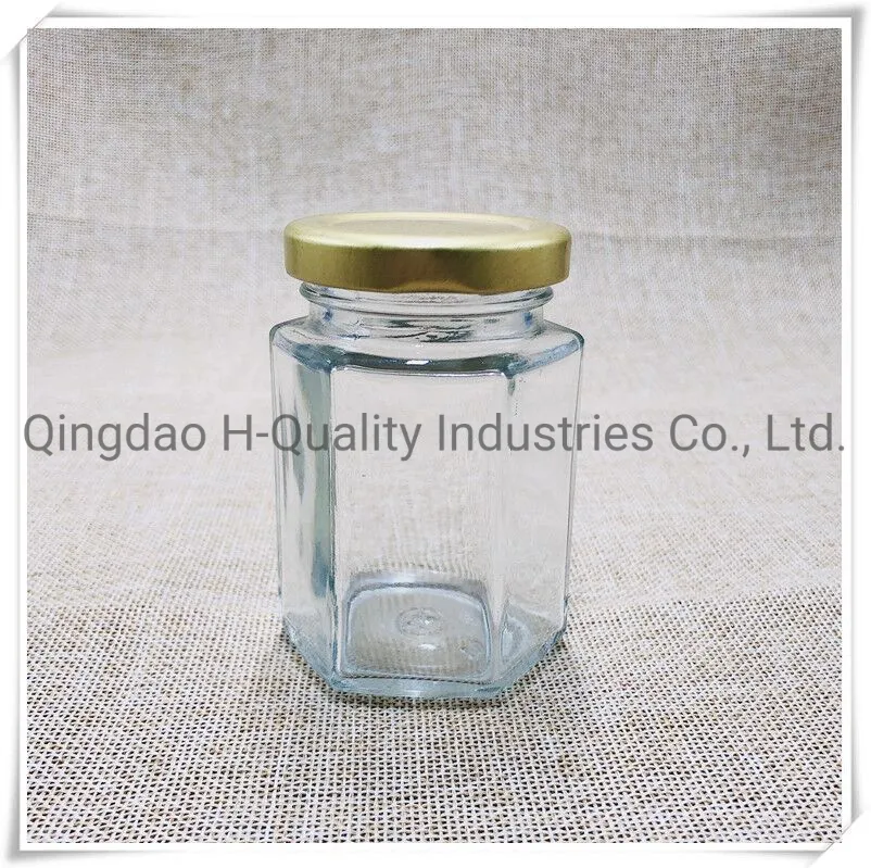 45ml-730ml Six-Sided Glass Bottle, Honey Bottle, Pickles Bottle, Coffee Bottle