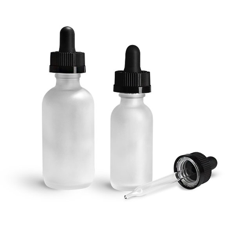 4oz 8oz 16oz Hot Stamping Empty Glass Dropper Essential Oil Bottle