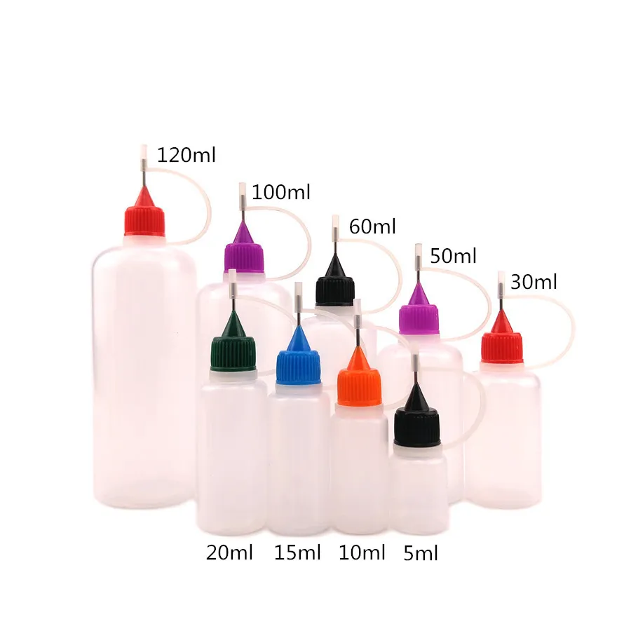 50PCS 5ml 10ml Empty Eye Drop Bottle Squeezable Eye Liquid Dropper Bottles