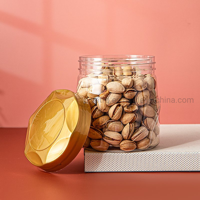 580ml 20oz Wide- Mouthed Bottle Food Plastic Container Pet Plastic Jar