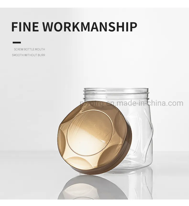 580ml 20oz Wide-Mouthed Bottle Food Plastic Container Pet Plastic Jar