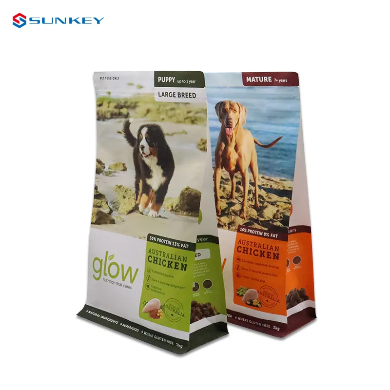 5kg Packaging Pet Aluminum Foil Zipper Packaging Bags Pet Food Packaging Bag