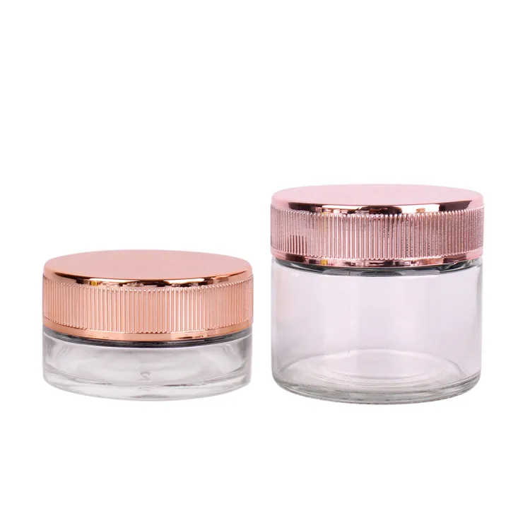 60ml 155ml Glass Jar with Childproof Lid