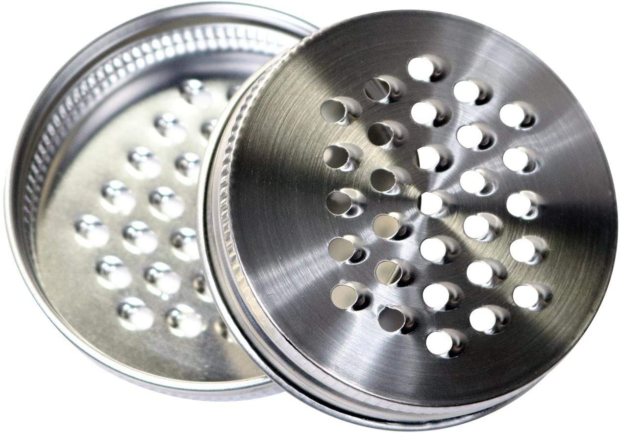 70mm Regular Mouth 304 Stainless Steel for Mason Jar Grating Lid