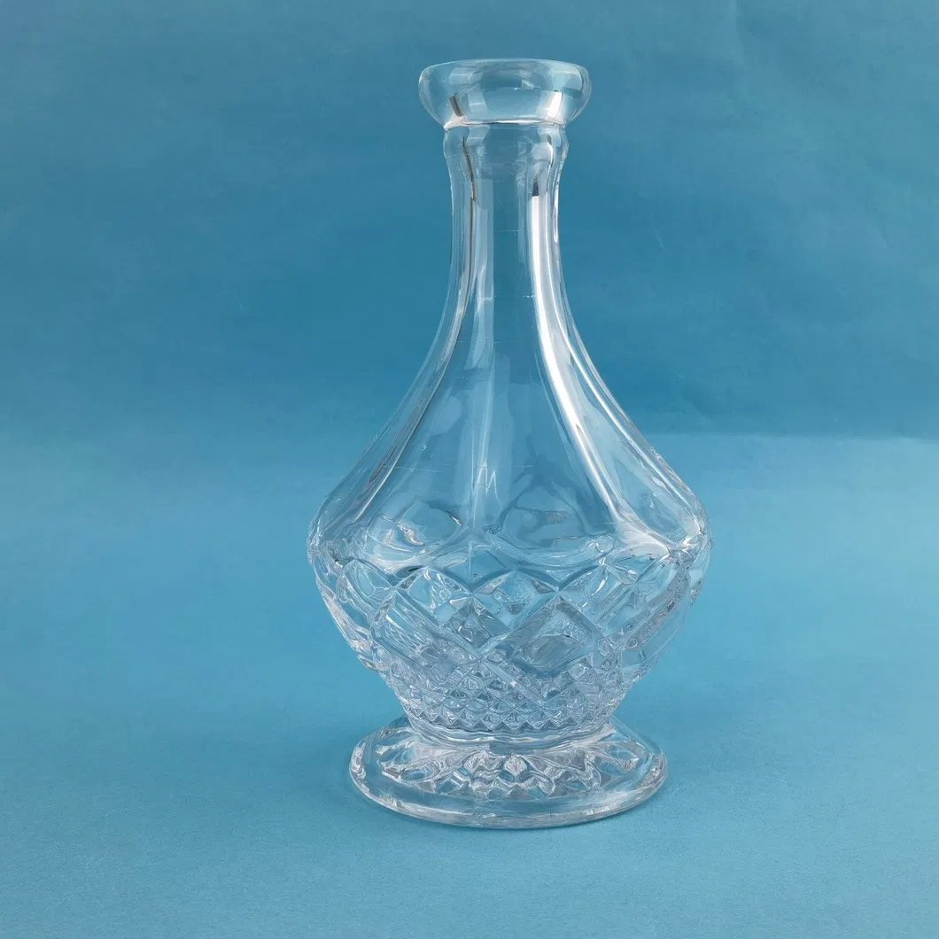 740ml Shaped Glass Wine Bottle Full Set Glass Wine Bottle Fits Glass Cup