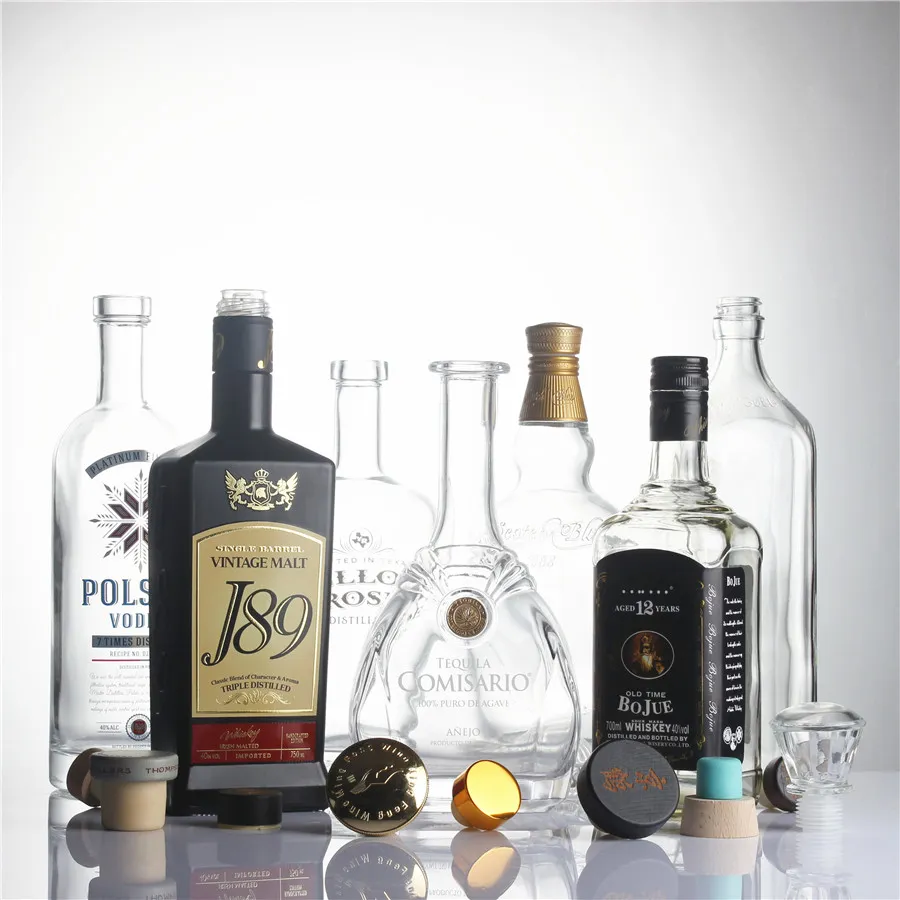 750ml Oslo Gin Whisky Vodka Spirit Glass Bottle for Liquor