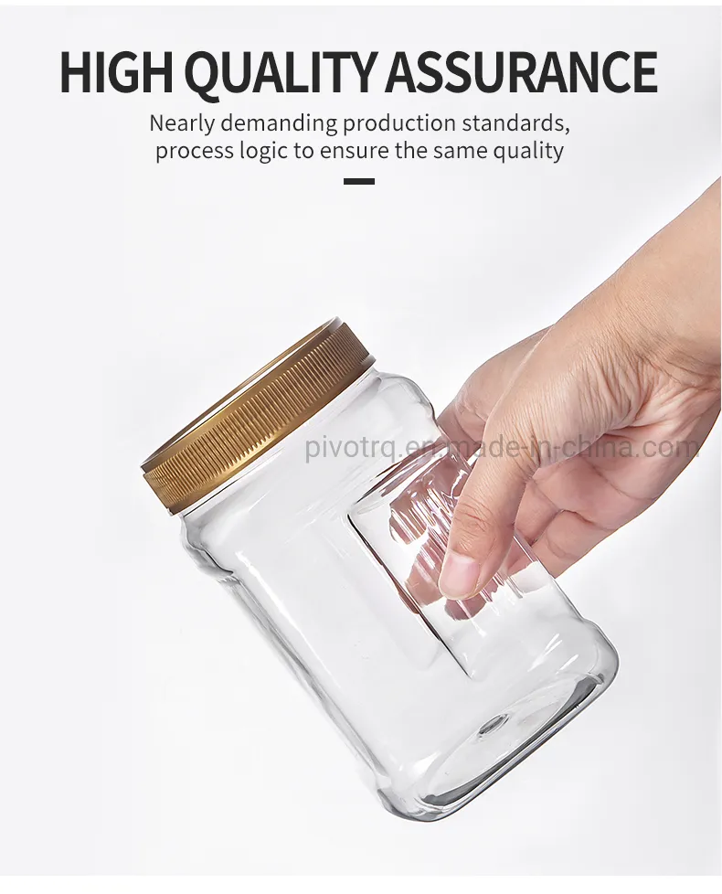 950ml Wide-Mouthed Bottle Food Plastic Container Pet Plastic Jar