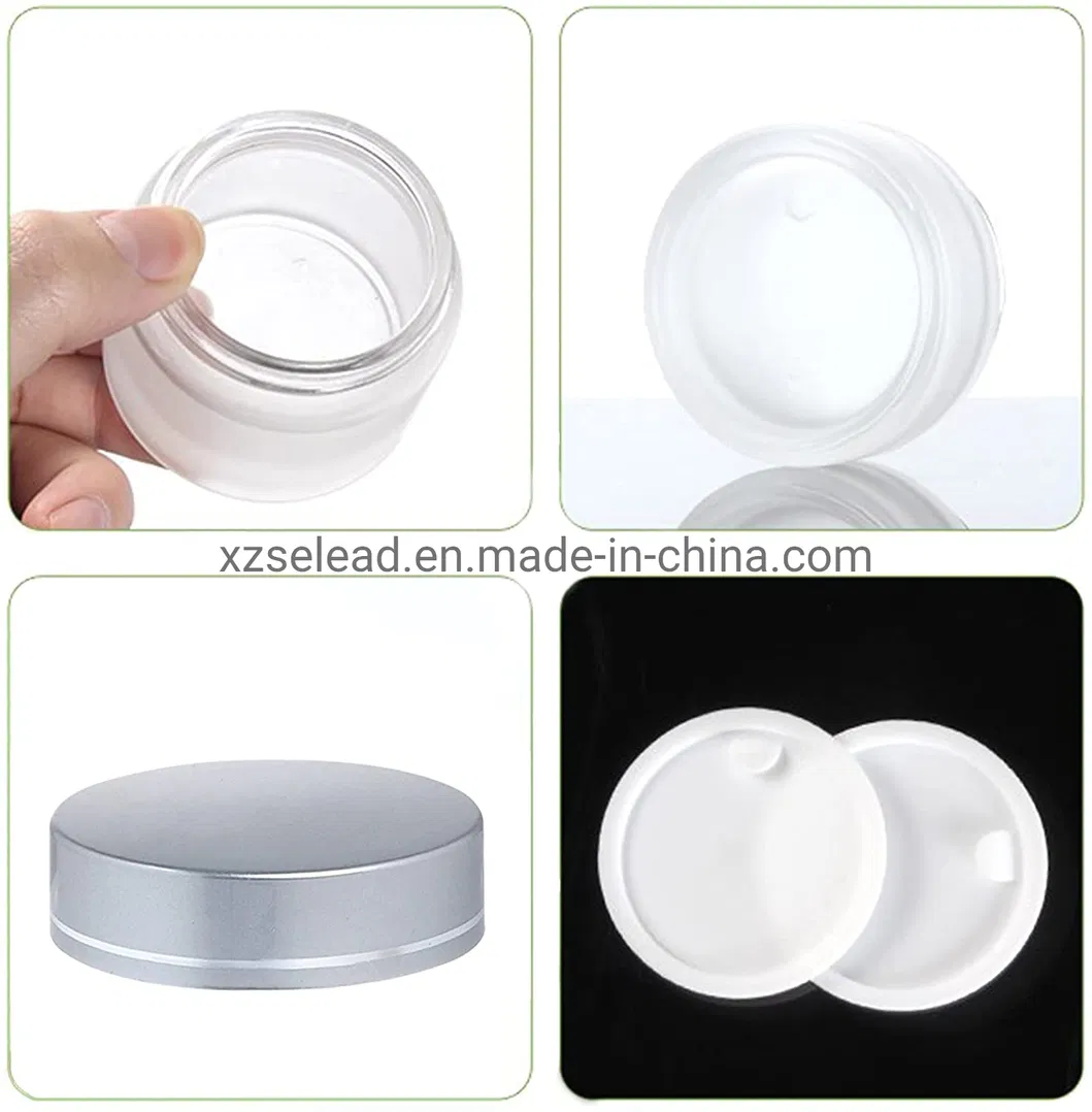Amber Glass Cream Jar with Sloping Shoulder Moisturizer Glass Jar