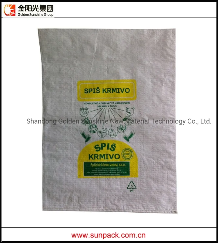 Animal Feed Bag, Grain Bag, Wholesale 50kg 50lb Plastic PP Woven Sacks
