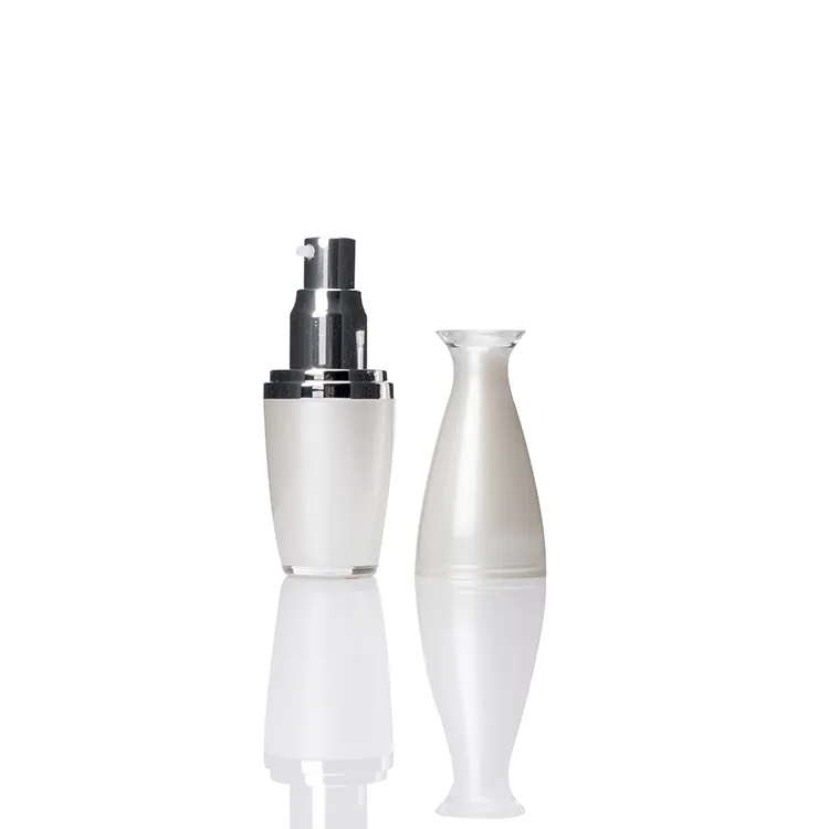 Beautiful Cosmetic Skin Care Cream Use 100ml Empty Serum Acrylic Bottle