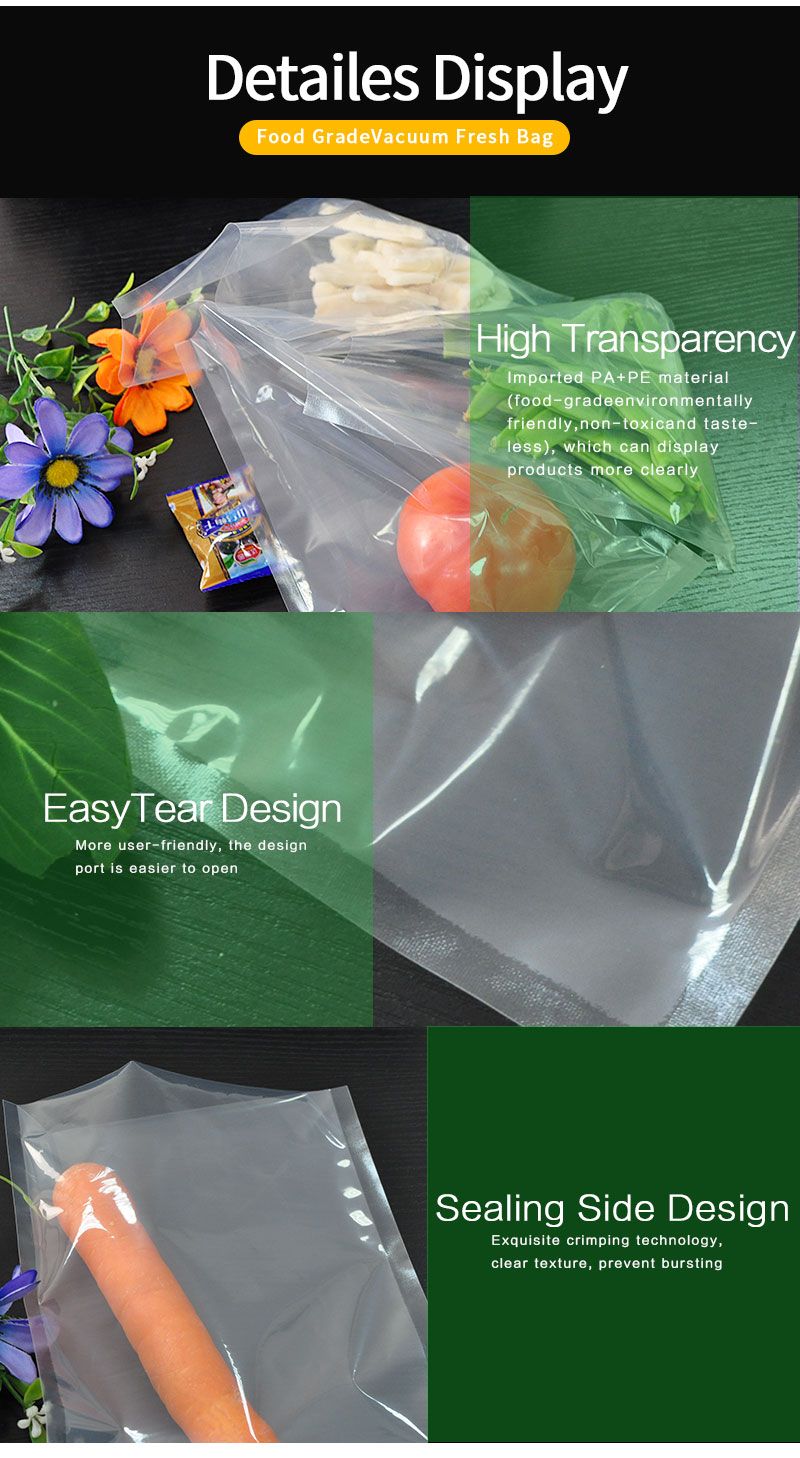 China Factory Co-Extruded Vacuum Food Packing Bag