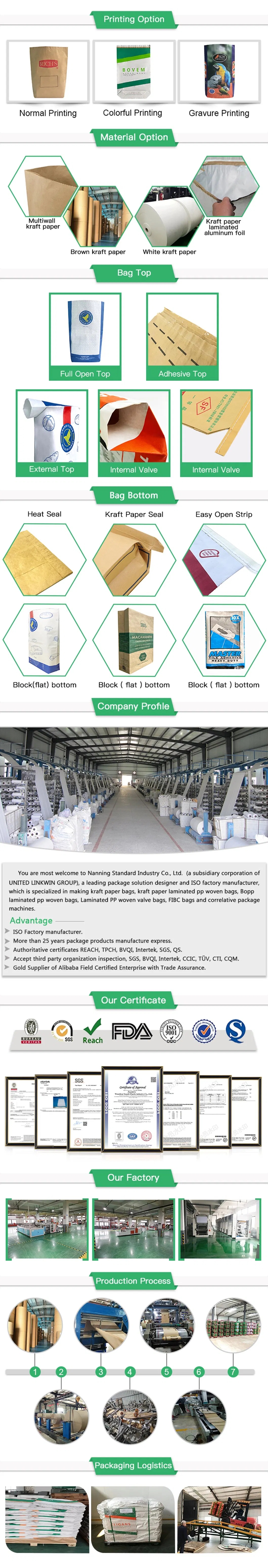 Chinese Factory Wholesale Carbon Paper Sack Smokeless Charcoal Sack