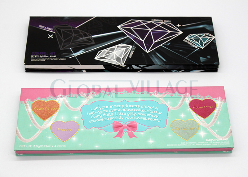 Cosmetic Packaging Magnetic Eyeshadow Palette
