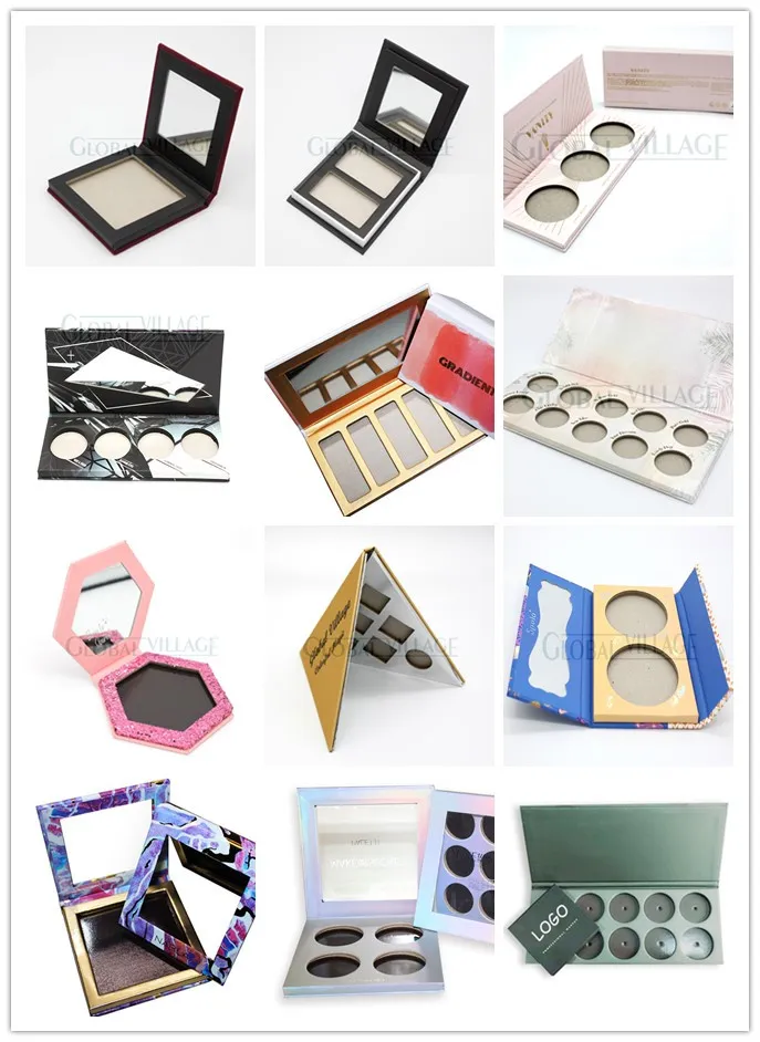 Cosmetic Packaging Magnetic Eyeshadow Palette