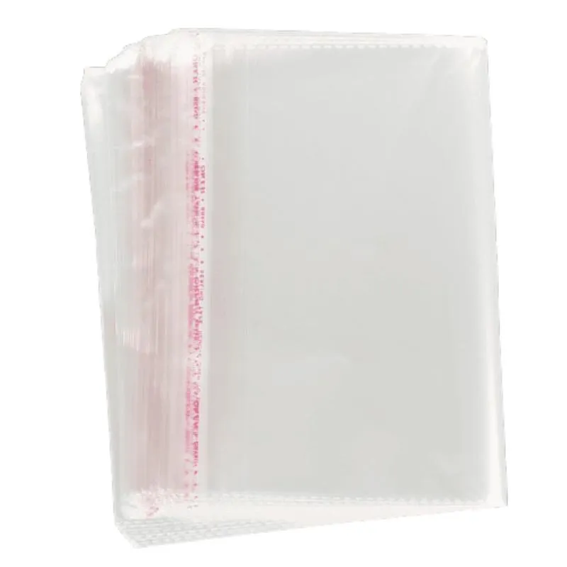 Crystal Clear Reclosable Poly Bags Plastic OPP Self Adhesive Bag