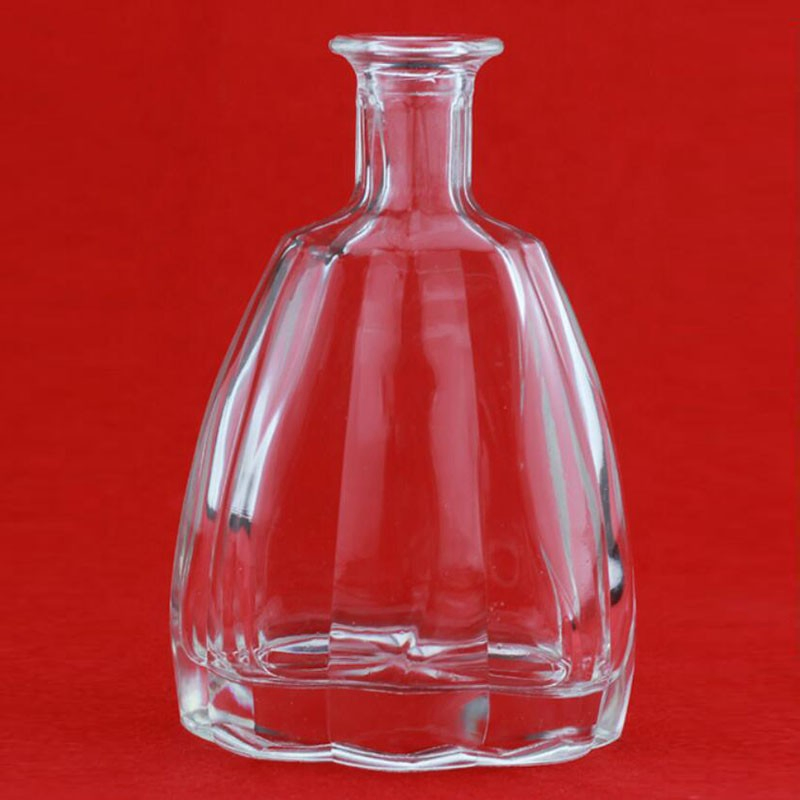 Crystal Russian Vodka Clear Glass Bottle with Cheap Price