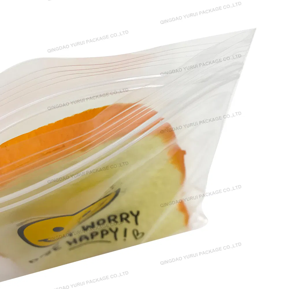 Custom Color Zip Food Storage Sandwich Zipper Bag