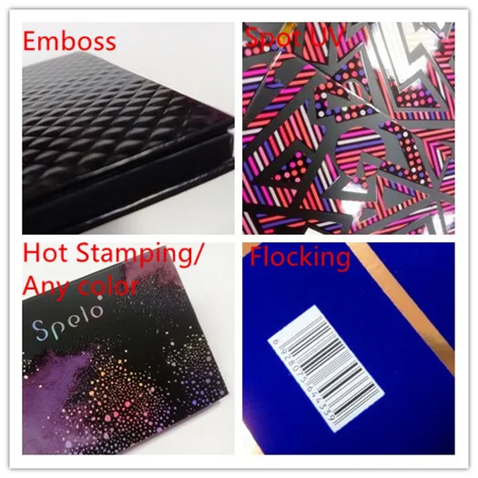 Custom Logo Makeup Multi Colored Eyeshadow Palette Packaging