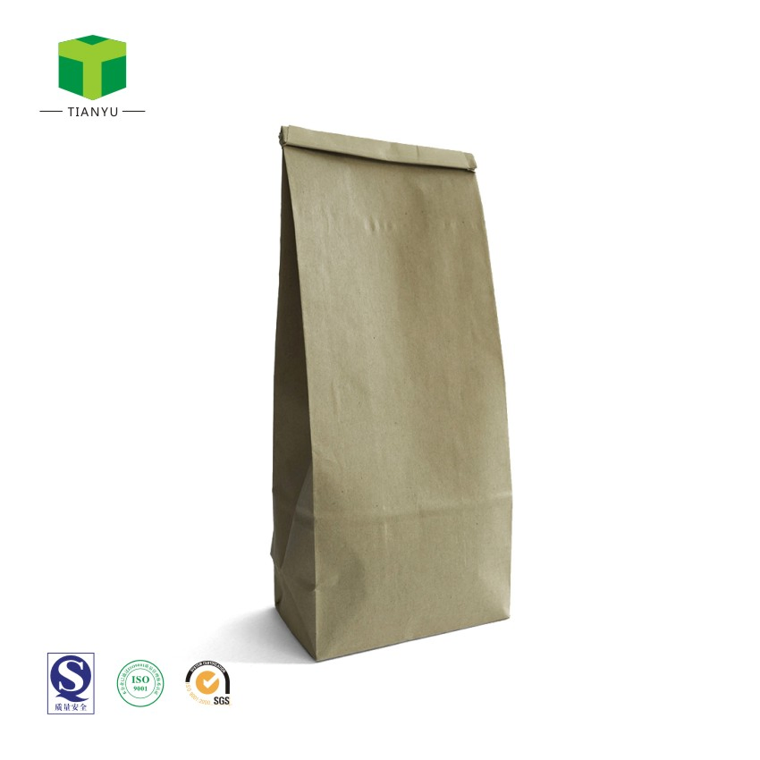 Custom Logo Printed 100GSM White Paper Bags for Maize Bread Flour 1 Kg 2kg Packaging