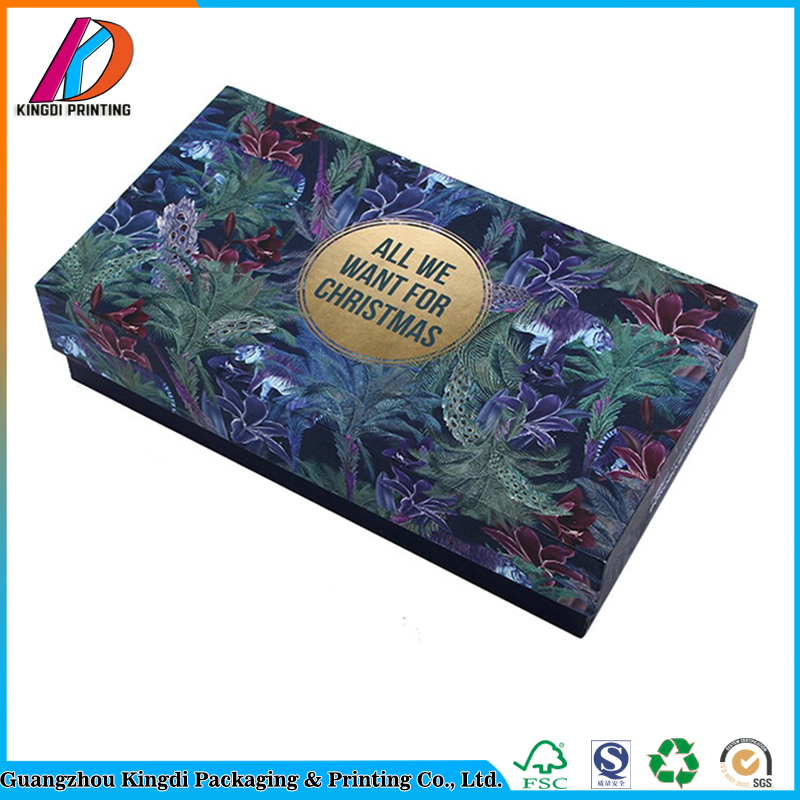 Custom Printed Cardboard Box Packaging with Lid