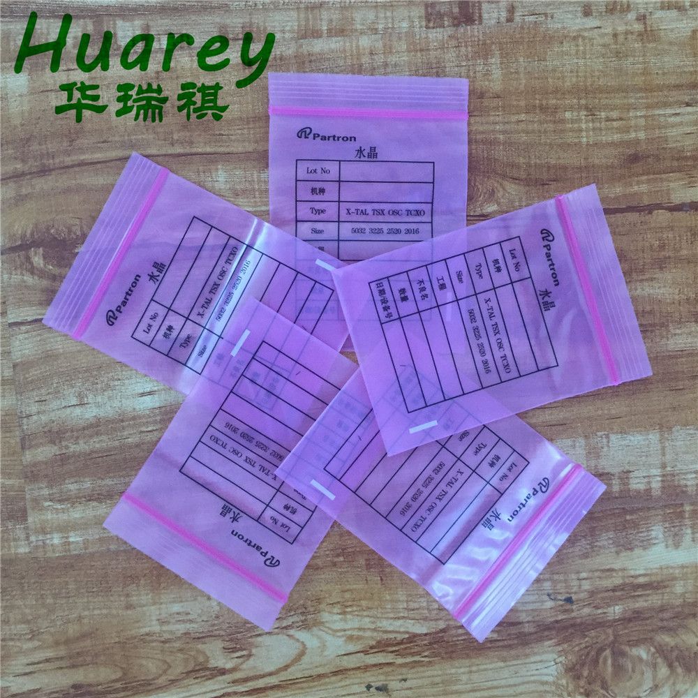 Custom Printed Food Grade Ziplock Bags with White Block