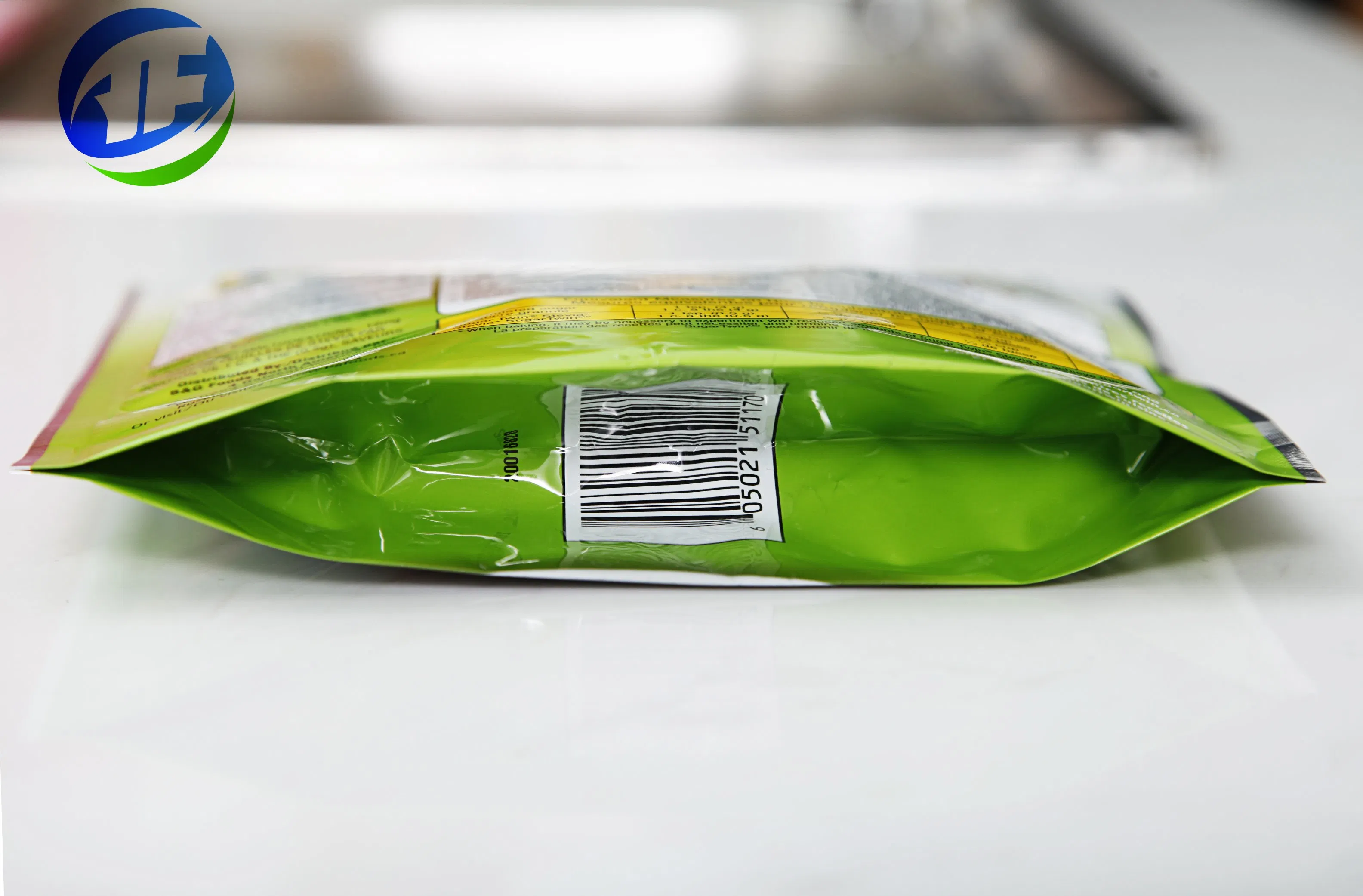 Custom Printed Grip Seal Reclosable Food Packaging Plastic Stand up Doypack Bag with Ziplock Zipper