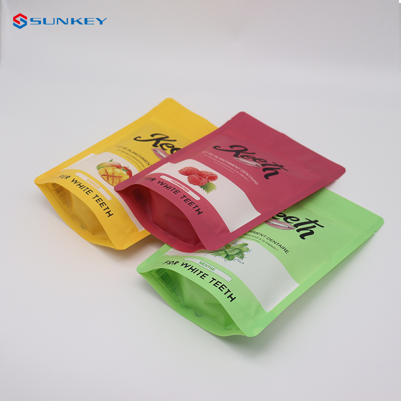 Custom Printed Matt Mylar Frosted Bolsa Stand up Pouch with Window