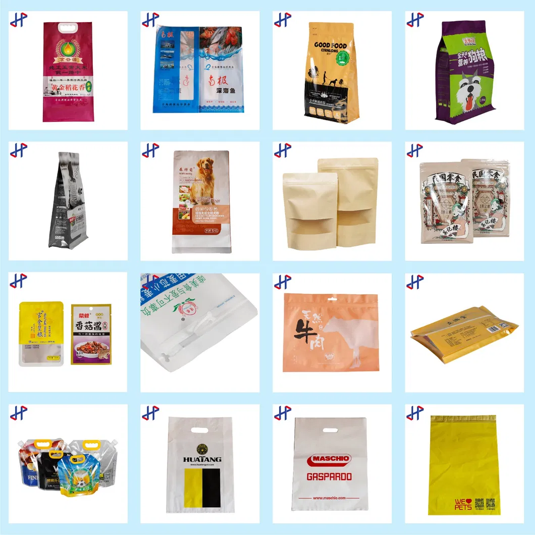 Custom Printing Design Pet Food Packaging Bag Dog Food Cat Food Zipper Moisture-Proof Sealing Kraft Paper Composite Square Bottom Independent Bag